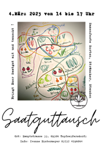 Saatgut -Tausch @ Nabu-Regionalgruppe Topfseifersdorf