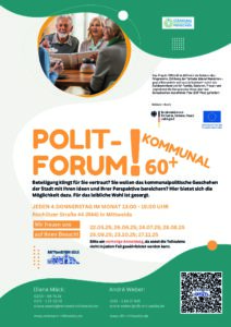 Polit-Forum 60+ @ Mittmachtreff R44