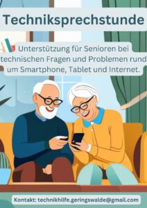 Techniksprechstunde für Senioren @ Ratskeller Geringswalde