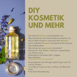 DIY-Workshop Kräuter/Pflanzen/Naturkosmetik @ Raum der Wünsche - Bibliothek der Möglichkeiten