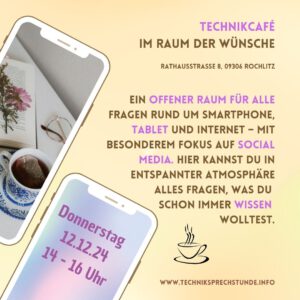 Technikcafé im Raum der Wünsche @ Raum der Wünsche