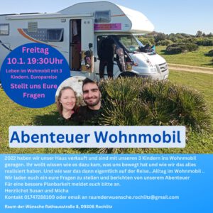 Abenteuer Wohnmobil - Stellt uns eure Fragen! @ Raum der Wünsche