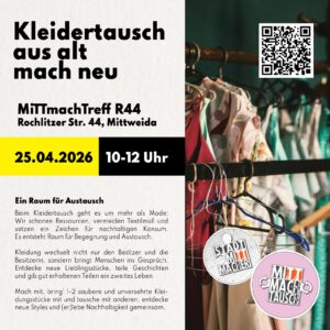 Kleidertauschladen @ MiTTmachTreff R44