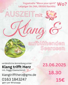 Klang lässt Seerosen erblühen 