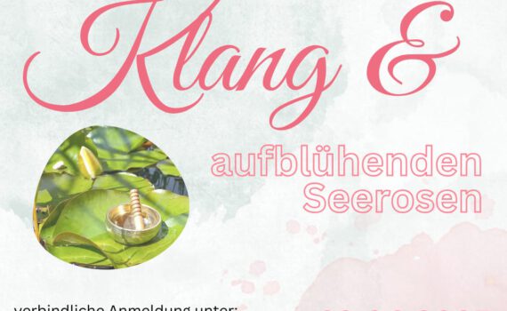 Klang lässt Seerosen erblühen