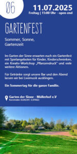 Gartenfest @ Garten der Sinne