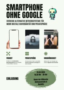 Smartphone ohne Google @ Raum der Wünsche