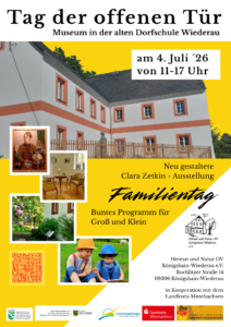 (Familien-)Tag der offenen Tür - Museum in der alten Dorfschule Wiederau @ Museum in der alten Dorfschule - Heimat und Natur OV